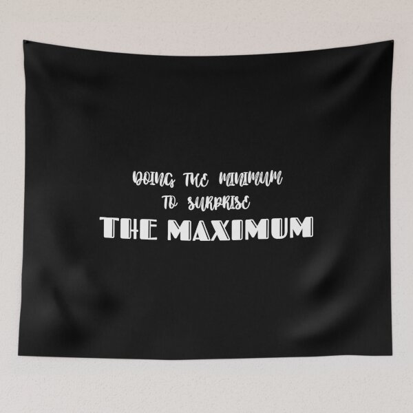 Item preview, Doing The Minimum, Quote That Speaks For You designed and sold by JokeAndStyle.