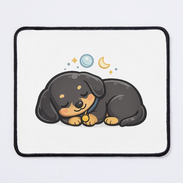 Item preview, Dachshund Napping | Sleepy Sausage Dog designed and sold by Hydravisions.