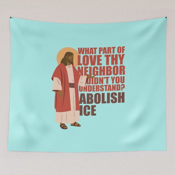 Item preview, What part of love thy neigbort didn't you understand? (abolish ice) designed and sold by remerasnerdas.