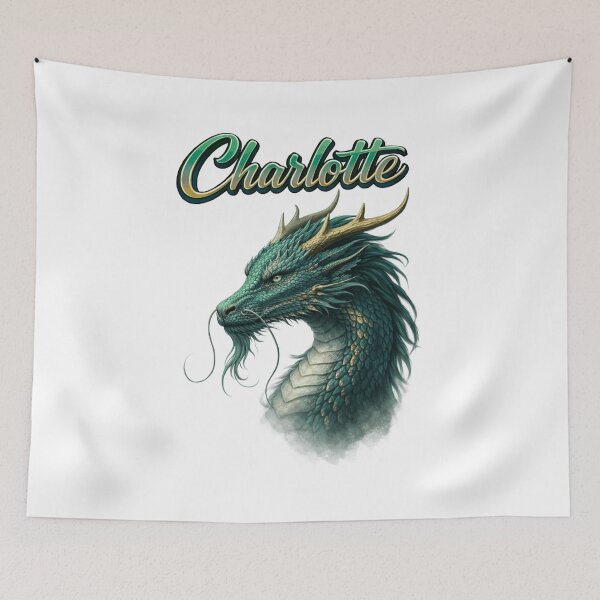 Item preview, Charlotte Dragon Zodiac — Power, Wisdom and Noble Spirit of the Chinese Dragon designed and sold by AlexLineArt.
