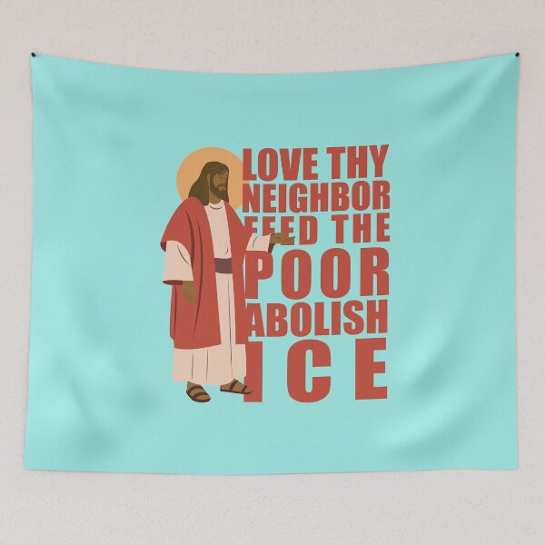 Item preview, Love thy neighbor feed the poor (Abolish ice) designed and sold by remerasnerdas.