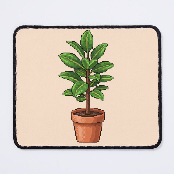 Item preview, Pixel Art Ficus Plant designed and sold by Potato Quality Prints.