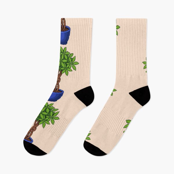 Item preview, Pixel Art Braided Plant designed and sold by Potato Quality Prints.