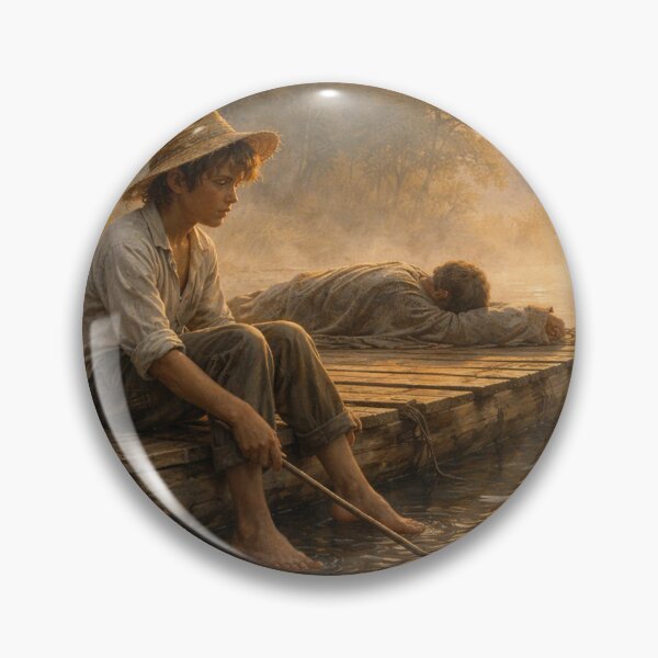 Item preview, The Quiet Morning of Huck Finn designed and sold by slikar.