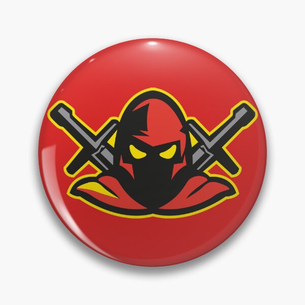 Item preview, Red Ninja Warrior Logo – Fierce Shadow Fighter Emblem designed and sold by MerlinWear.