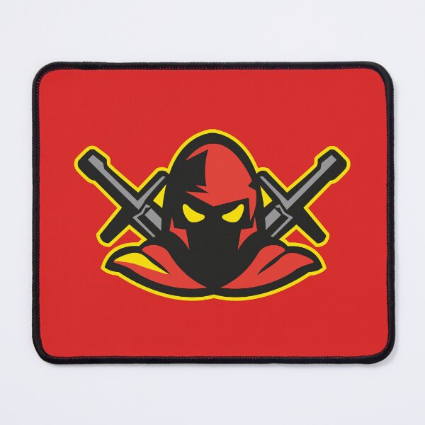 Item preview, Red Ninja Warrior Logo – Fierce Shadow Fighter Emblem designed and sold by MerlinWear.