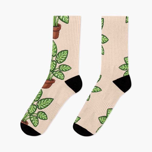 Item preview, Pixel Art Dieffenbachia Plant designed and sold by Potato Quality Prints.