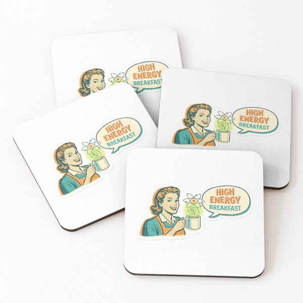 Item preview, "High Energy Breakfast" Retro Atomic Coffee Pop Art designed and sold by RiotKida.