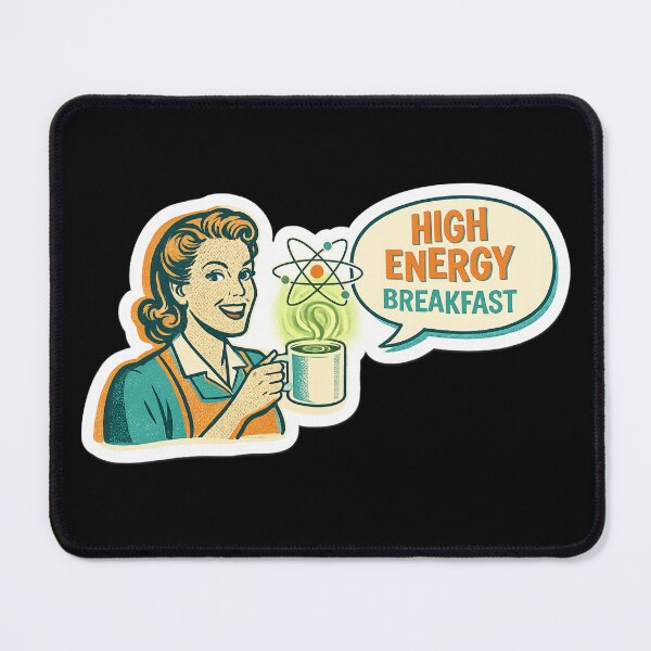 Item preview, "High Energy Breakfast" Retro Atomic Coffee Pop Art designed and sold by RiotKida.