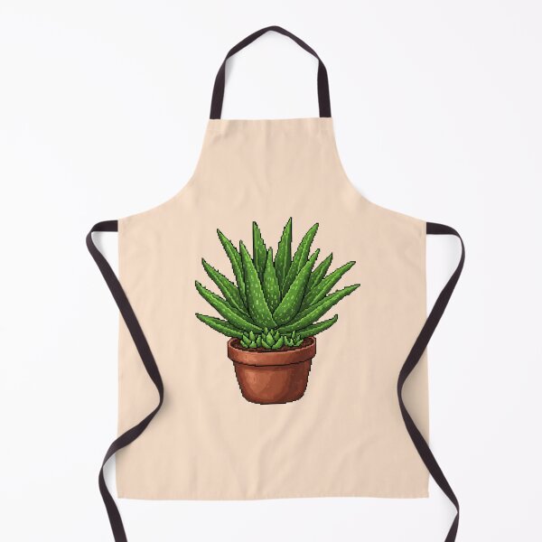 Item preview, Pixel Art Aloe Vera Plant designed and sold by Potato Quality Prints.