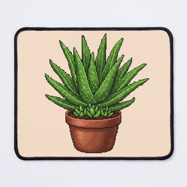 Item preview, Pixel Art Aloe Vera Plant designed and sold by Potato Quality Prints.