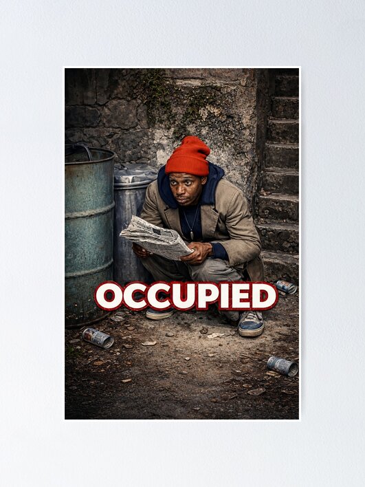 Thumbnail 1 of 3, Poster, Occupied designed and sold by gagweed.