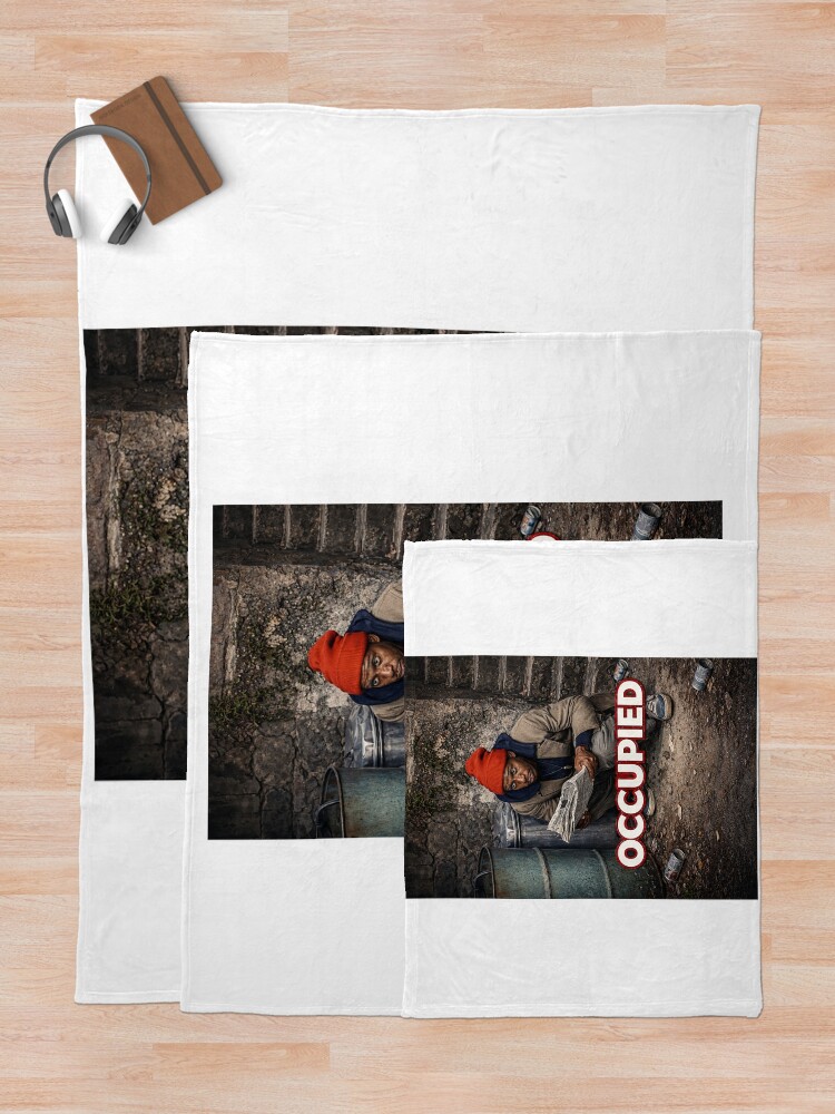 Thumbnail 5 of 6, Throw Blanket, Occupied designed and sold by gagweed.