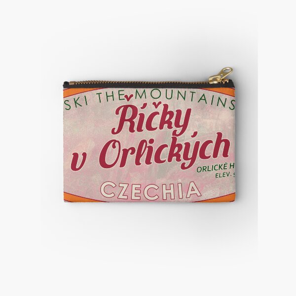 Item preview, Říčky v Orlických Horách, Czechia, Orlické hory, Ski, textured skiing badge designed and sold by Wanderful-roads.