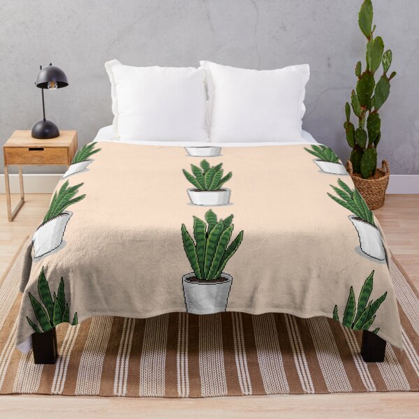 Item preview, Pixel Art Sansevieria Plant designed and sold by Potato Quality Prints.
