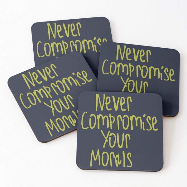 Item preview, Never Compromise Your Morals designed and sold by kinpirks.