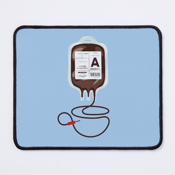 Item preview, Blood Type: Caffeine Positive (Arabica) designed and sold by danhoodstudio.