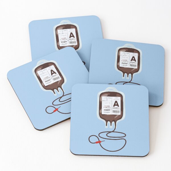 Item preview, Blood Type: Caffeine Positive (Arabica) designed and sold by danhoodstudio.