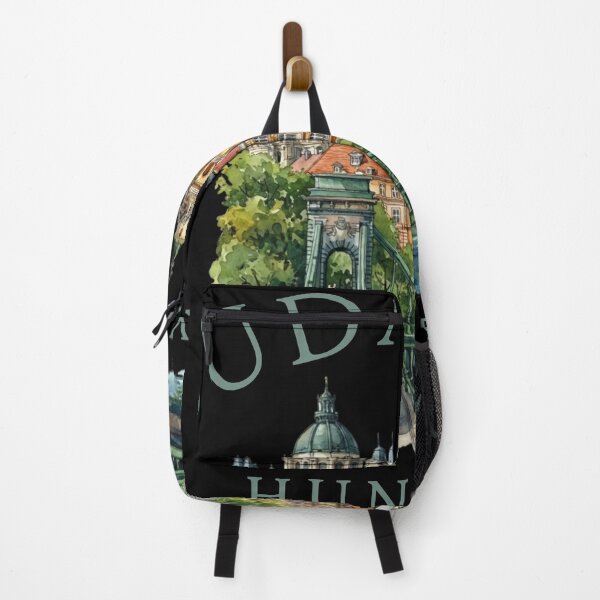 Item preview, Title: Budapest Hungary Watercolor Cityscape with Tram designed and sold by Shopeon Designs.
