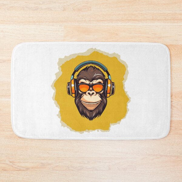 Item preview, Cool DJ Gorilla Headphones Graphic designed and sold by AM.87.