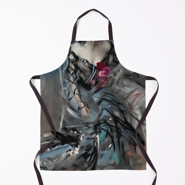 Item preview, Ethereal Dark Romance Portrait Gothic Fashion Illustration with Roses designed and sold by ArtDesignRemix.