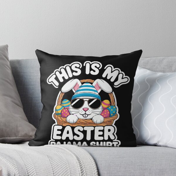 Item preview, Cool Easter Egg Basket Bunny This is My Easter Pajama Shirt designed and sold by clothesy7.