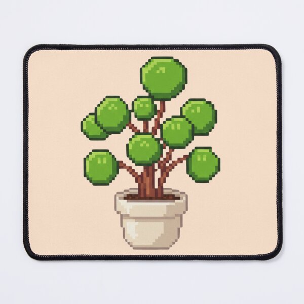 Item preview, Pixel Art Topiary Plant designed and sold by Potato Quality Prints.