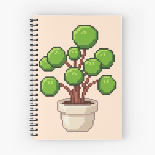 Item preview, Pixel Art Topiary Plant designed and sold by Potato Quality Prints.