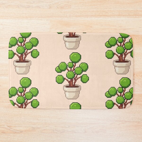 Item preview, Pixel Art Topiary Plant designed and sold by Potato Quality Prints.