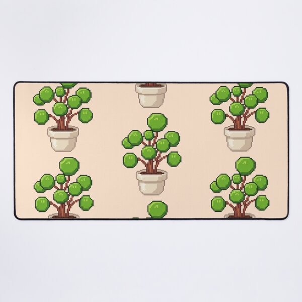 Item preview, Pixel Art Topiary Plant designed and sold by Potato Quality Prints.