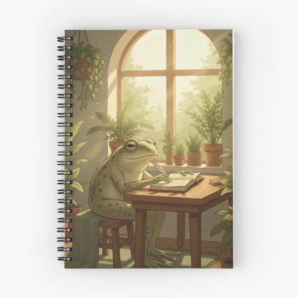 Item preview, Thoughtful Frog in her Creative Corner designed and sold by HeyHas.