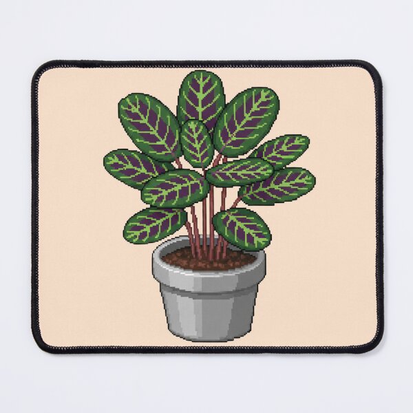 Item preview, Pixel Art Maranta Plant designed and sold by Potato Quality Prints.