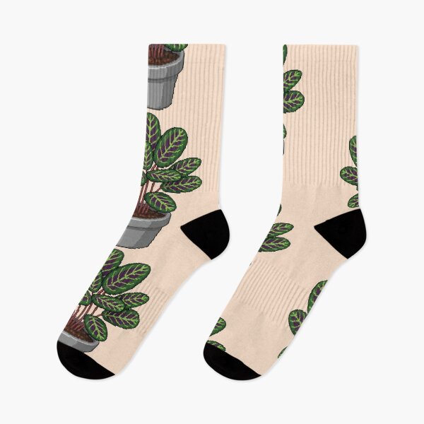 Item preview, Pixel Art Maranta Plant designed and sold by Potato Quality Prints.