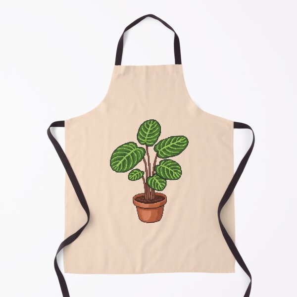 Item preview, Pixel Art Calathea Plant designed and sold by Potato Quality Prints.