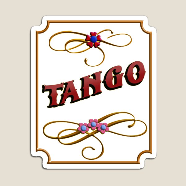 Item preview, Tango background) designed and sold by jamesgerardking.