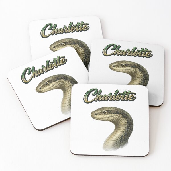 Item preview, Charlotte Snake Zodiac — Wisdom, Intuition and Elegant Power of the Chinese Snake designed and sold by AlexLineArt.