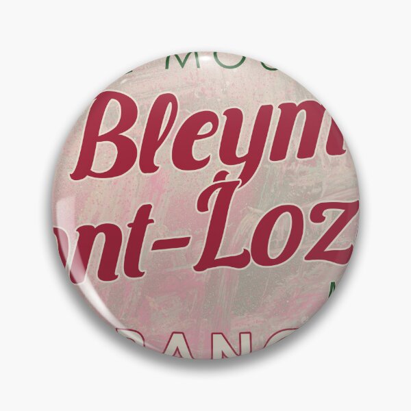 Item preview, Le Bleymard – Mont-Lozère, France, Massif Central, Ski, textured skiing badge designed and sold by Wanderful-roads.