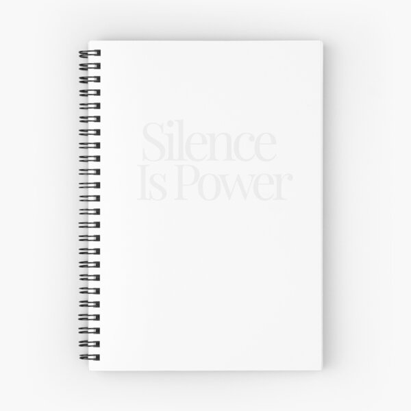 Item preview, Silence Is Power – Minimalist Anti-Noise Quote designed and sold by CalmMandala.