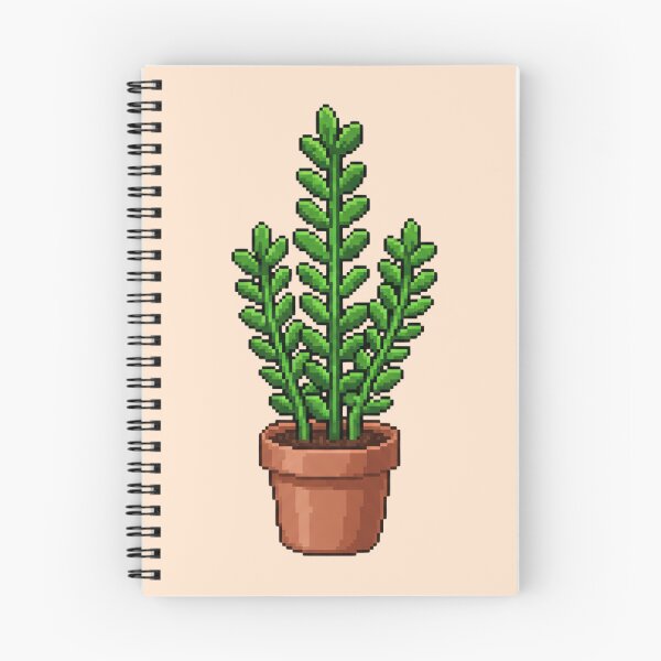 Item preview, Pixel Art Cylindrical Plant designed and sold by Potato Quality Prints.