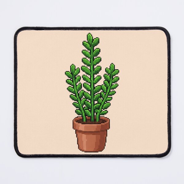 Item preview, Pixel Art Cylindrical Plant designed and sold by Potato Quality Prints.