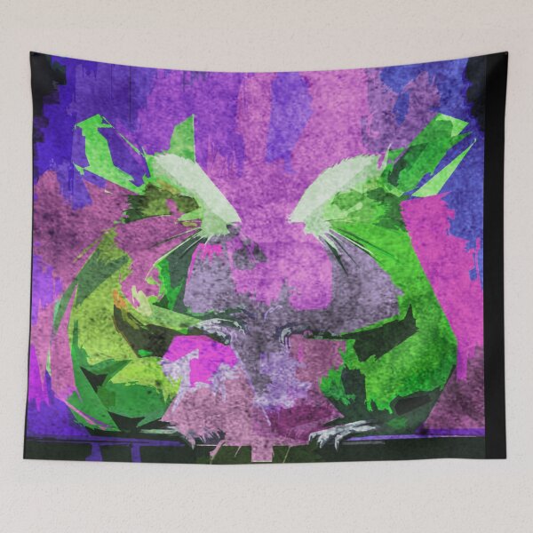 Item preview, Abstract ratts designed and sold by kinpirks.
