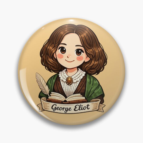 Item preview, Cute George Eliot Author designed and sold by Academugs.