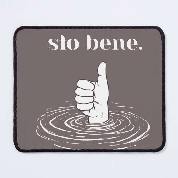 Item preview, The "Sto Bene" Sinking Thumbs Up designed and sold by sanorastyle.