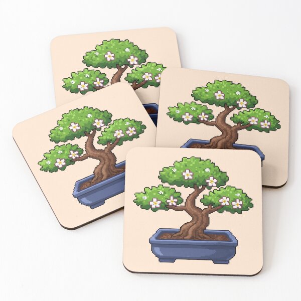 Item preview, Pixel Art Bonsai Tree designed and sold by Potato Quality Prints.