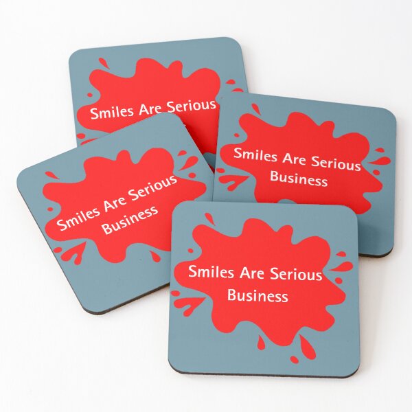Item preview, Smiles Are Serious Business Dentist Quote Design designed and sold by Red BloB.