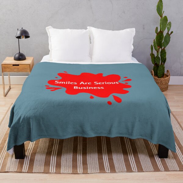 Item preview, Smiles Are Serious Business Dentist Quote Design designed and sold by Red BloB.