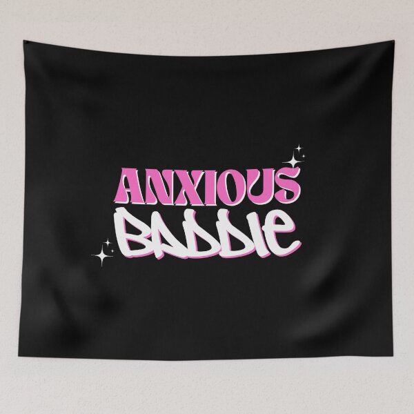 Item preview, Anxious Baddie | Y2K Hot Pink Aesthetic Streetwear designed and sold by JB-designstudio.