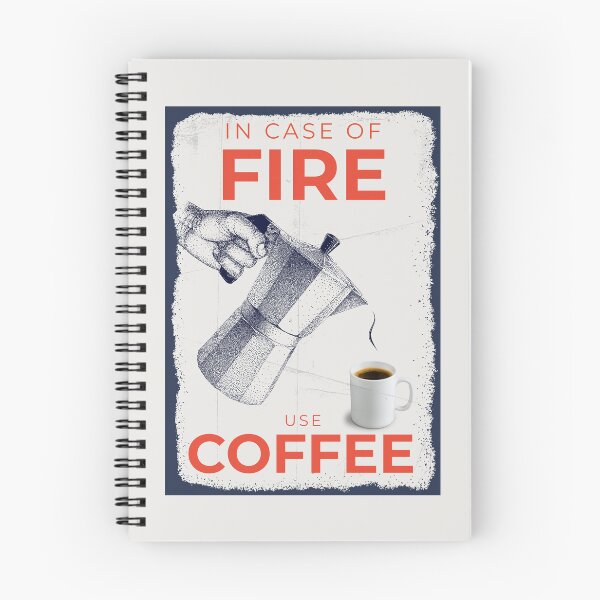 Item preview, In Case Of Fire Use Coffee designed and sold by Anniko Art Studio.