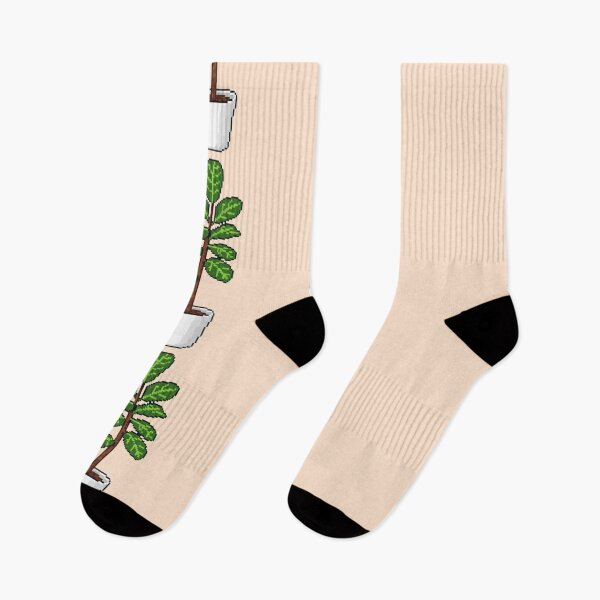 Item preview, Pixel Art Tall Fig Plant designed and sold by Potato Quality Prints.