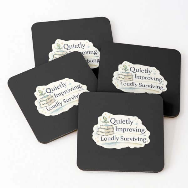 Item preview, Quietly Improving Loudly Surviving – Student Growth & Survival Design designed and sold by Amr Darwish Graphic designer.